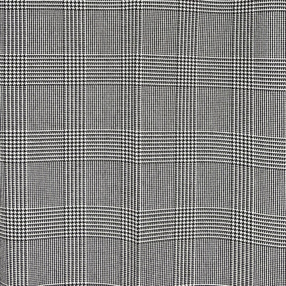 Zara Asymmetric Hem Houndstooth Plaid Academia Pant Straight Leg Trouser 12 - Picture 4 of 11